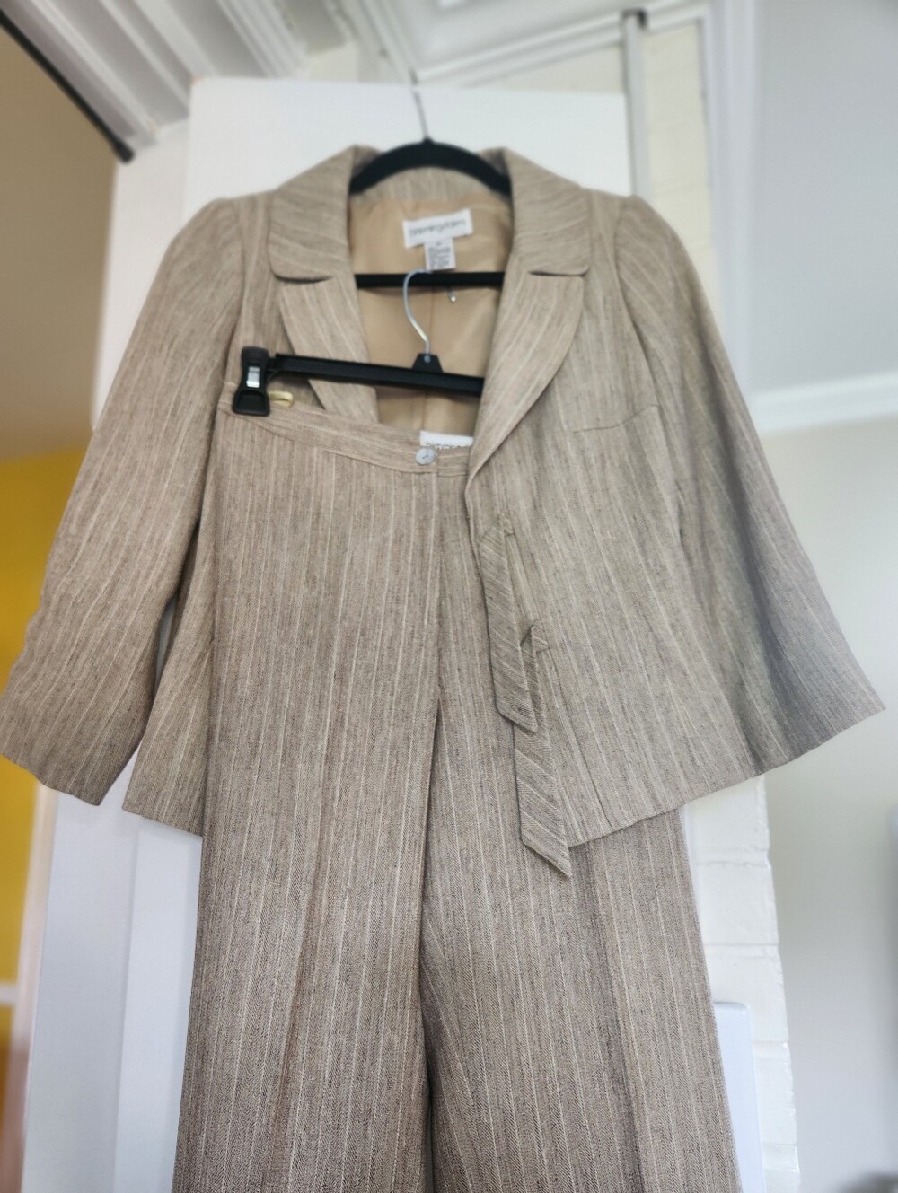 Bloomingdales Tan Suit